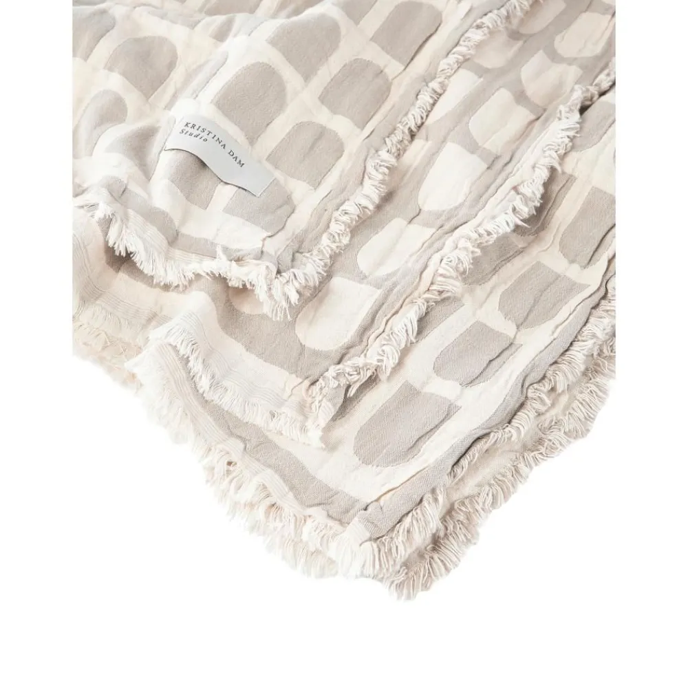 Kristina Dam Koce I Pledy>Dwustronna Narzuta Z Bawelny Architecture