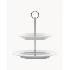 Lyngby Porcelaen Etażerki I Patery>Etazerka Z Porcelany Rhombe