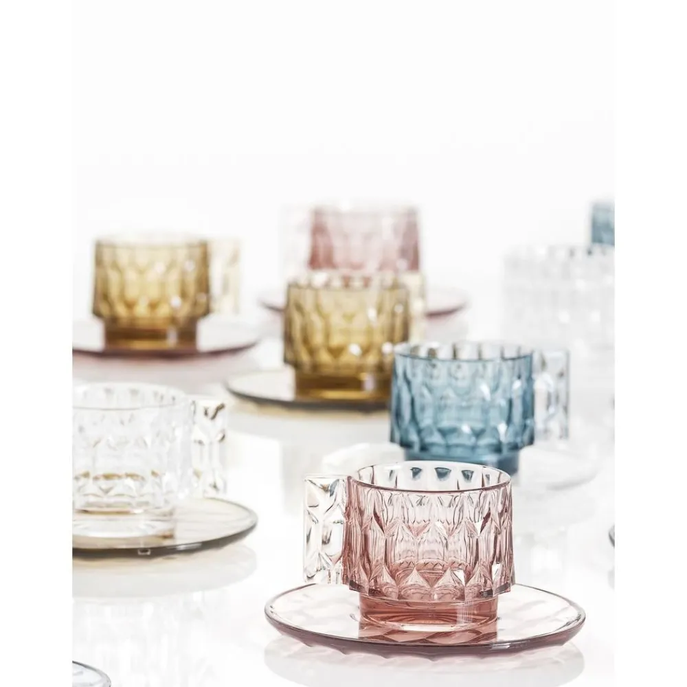 Kartell Filiżanki I Kubki>Filizanka Ze Spodkiem Jellies, 4 Szt.