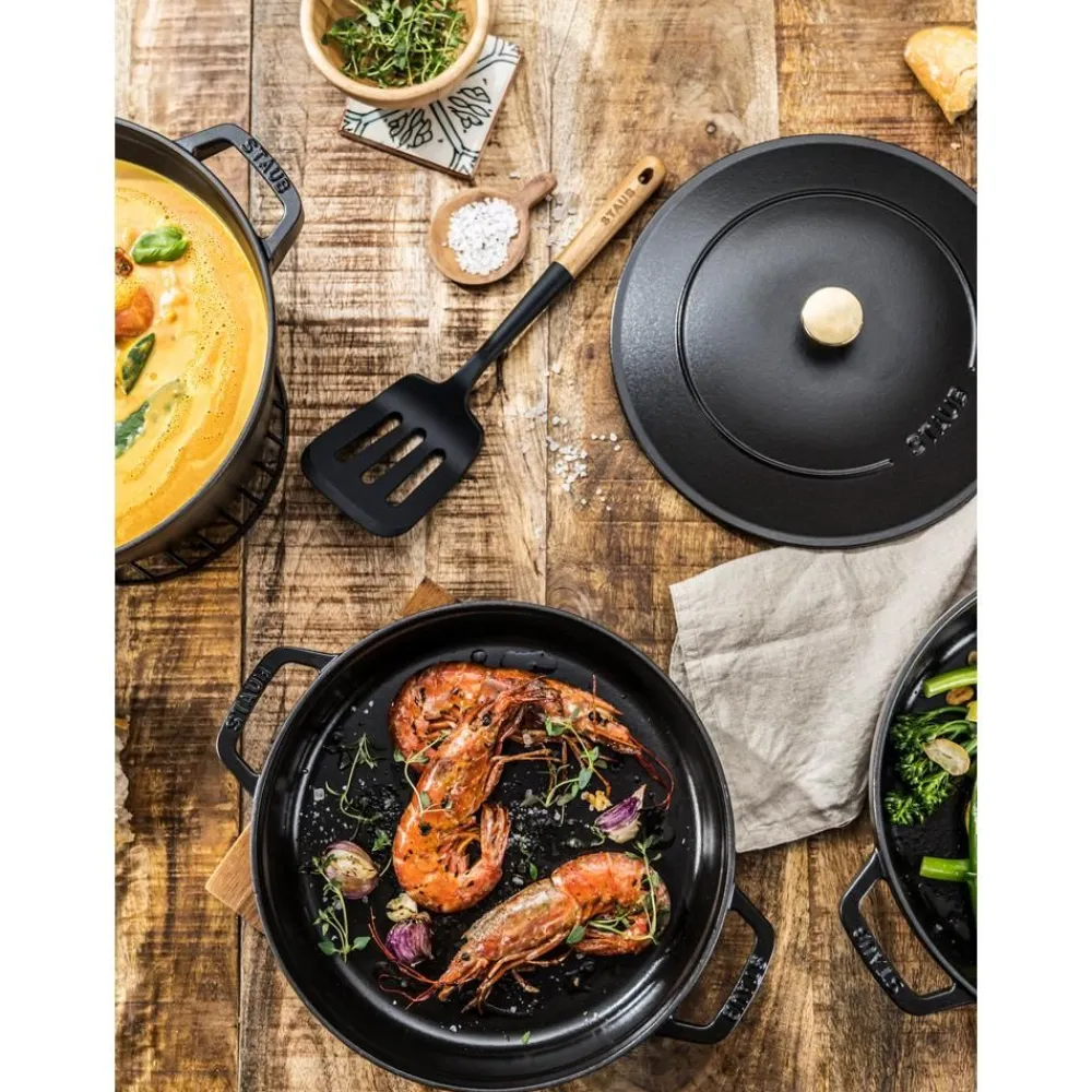 Staub Garnki>Komplet Garnkow Zeliwnych La Cocotte, 3 Elem.