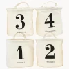 Clearance Komplet Koszy Do Przechowywania 1-2-3-4, 4 Elem. Kosze