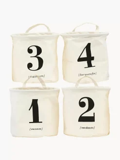 Clearance Komplet Koszy Do Przechowywania 1-2-3-4, 4 Elem. Kosze