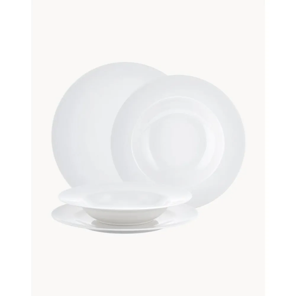 Villeroy & Boch Zastawa Stołowa>Komplet Naczyń Z Porcelany For Me, Dla 4 Osob (8 Elem.)