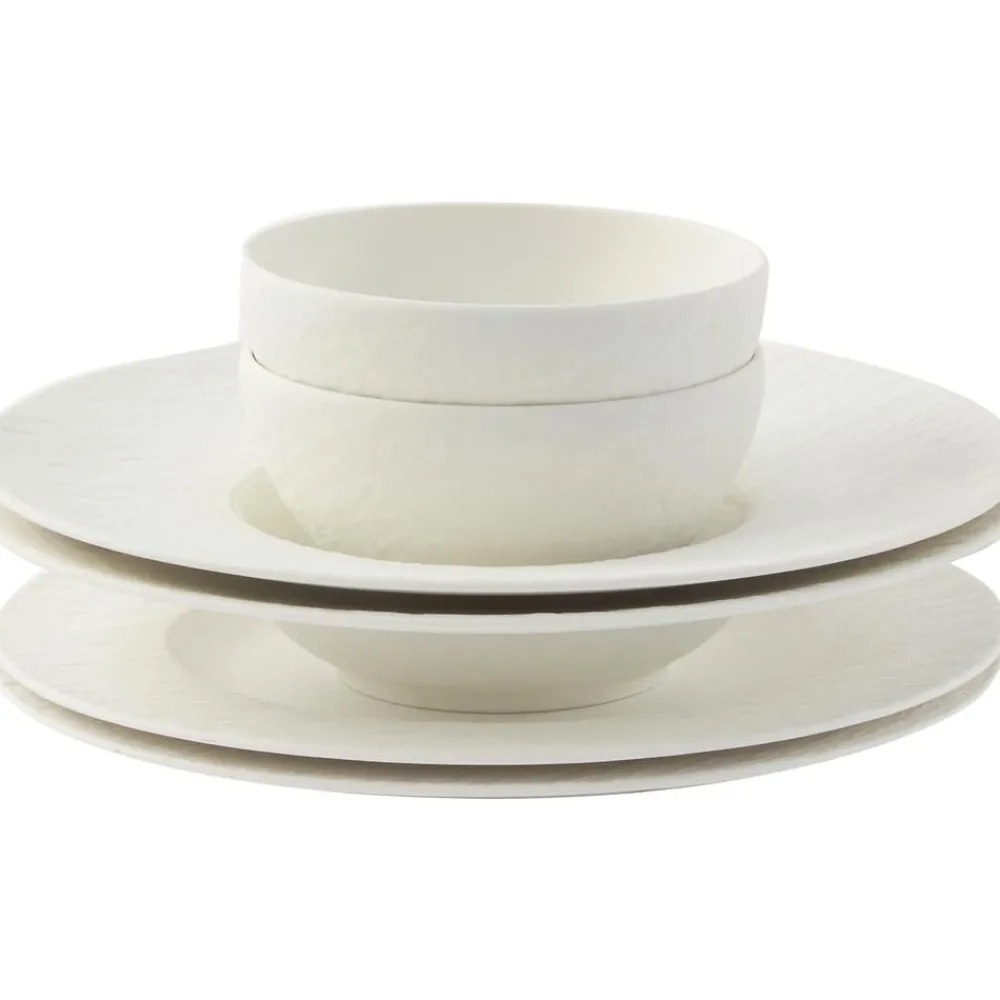 Villeroy & Boch Zastawa Stołowa>Komplet Naczyń Z Porcelany Rock, Dla 2 Osob (6 Elem.)
