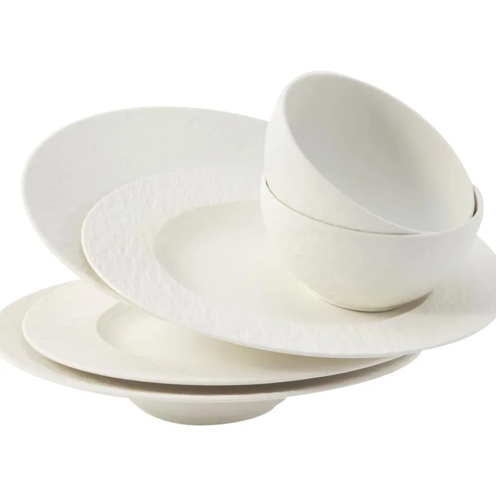 Villeroy & Boch Zastawa Stołowa>Komplet Naczyń Z Porcelany Rock, Dla 2 Osob (6 Elem.)