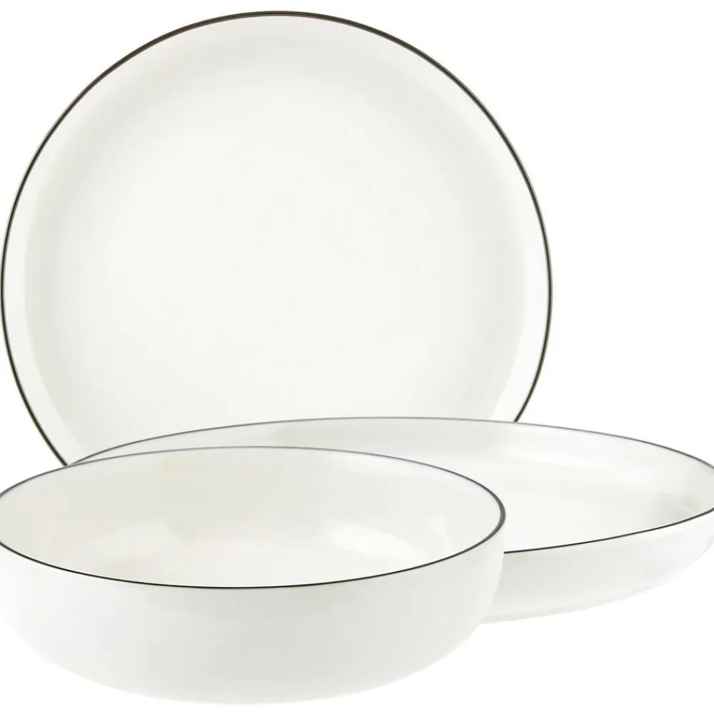 * Kolekcje Naczyń>Komplet Naczyń Z Porcelany Facile, Dla 6 Osob (18 Elem.)