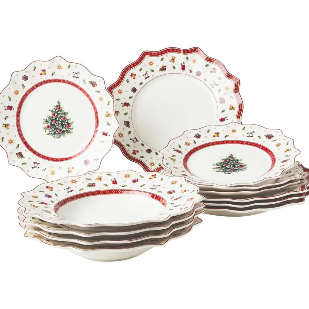 Villeroy & Boch Zastawa Stołowa>Komplet Naczyń Z Porcelany Delight, Dla 4 Osob (12 Elem.)