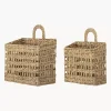 Cheap Komplet Recznie Wykonanych Koszow Z Hiacyntu Wodnego Paulette, 2 Elem. Kosze