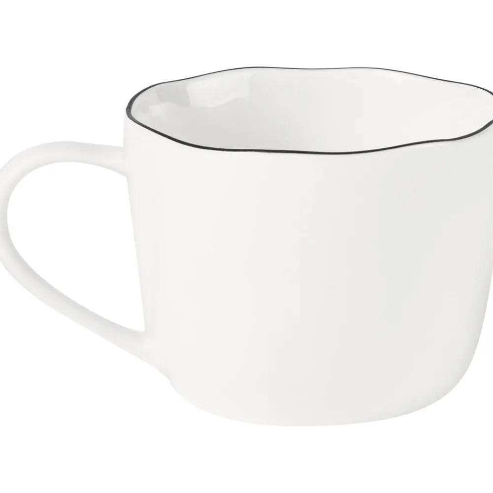 Broste Copenhagen Kolekcje Naczyń>Komplet Recznie Wykonanych Naczyń Sniadaniowych Z Porcelany Salt, Dla 4 Osob (16 Elem.)