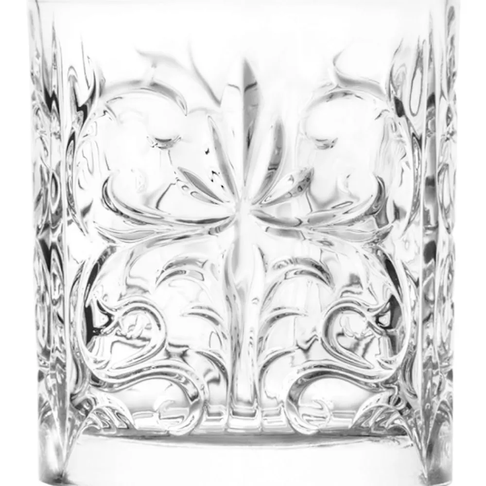 RCR Szklanki>Komplet Szklanek Do Whisky Ze Szkla Krysztalowego Z Reliefem Bichiera, 4 Elem.