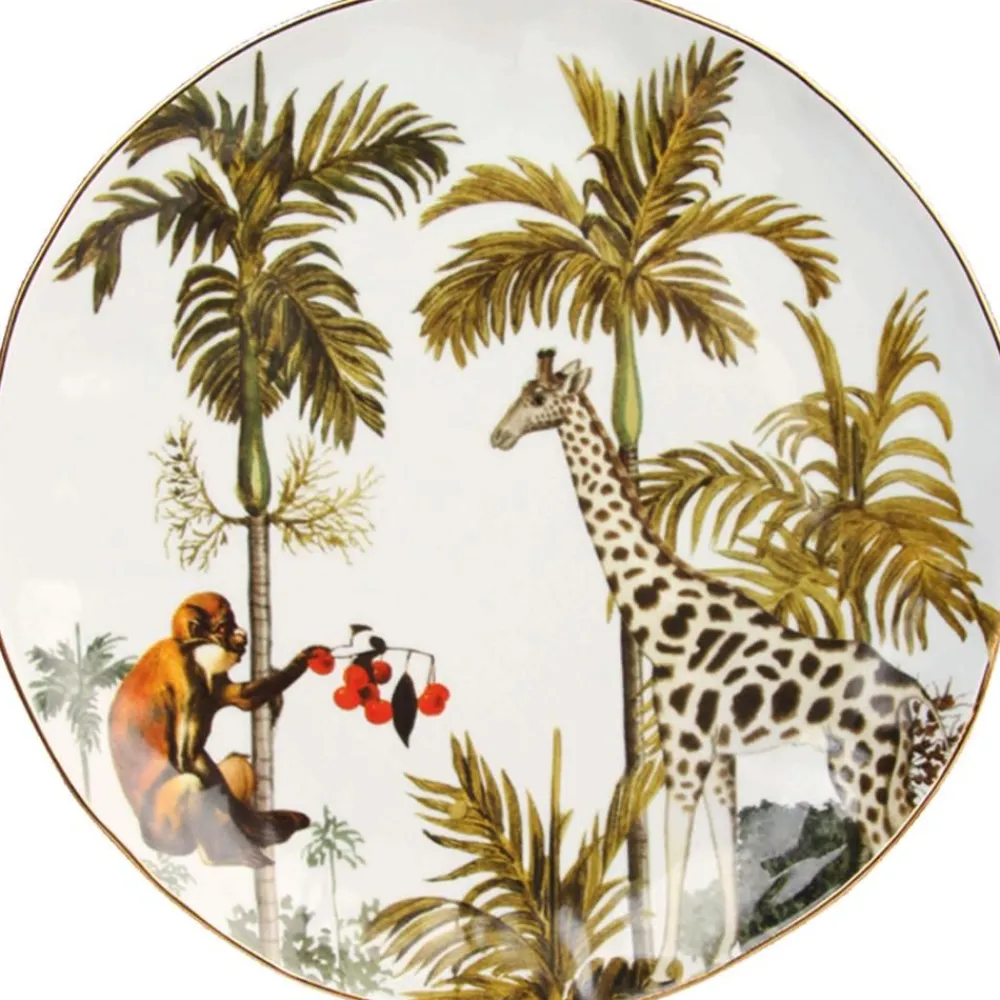 &k amsterdam Talerze>Komplet Talerzy Sniadaniowych Animaux, 4 Elem.
