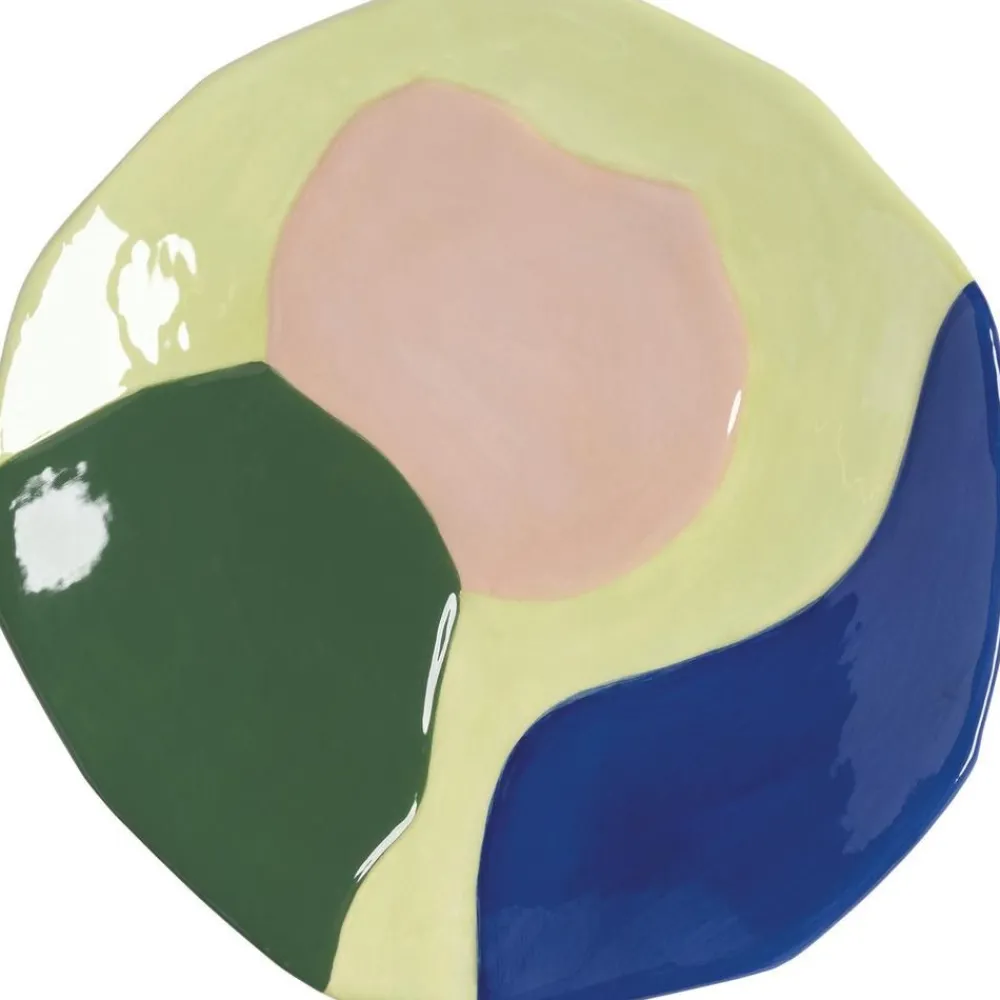 &k amsterdam Talerze>Komplet Talerzy Sniadaniowych Z Dolomitu Chunky, 4 Elem.