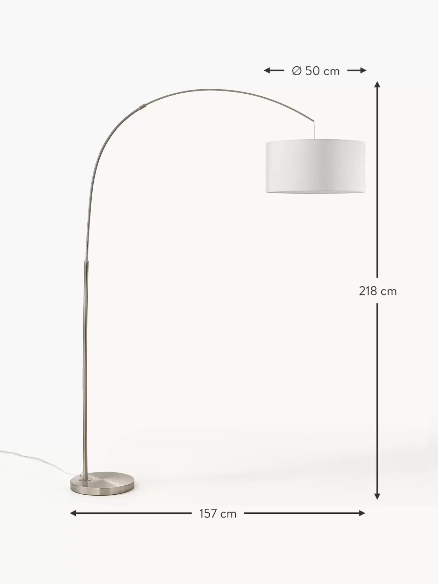 Discount Lampa Podlogowa Lukowa Niels Lampy Łukowe