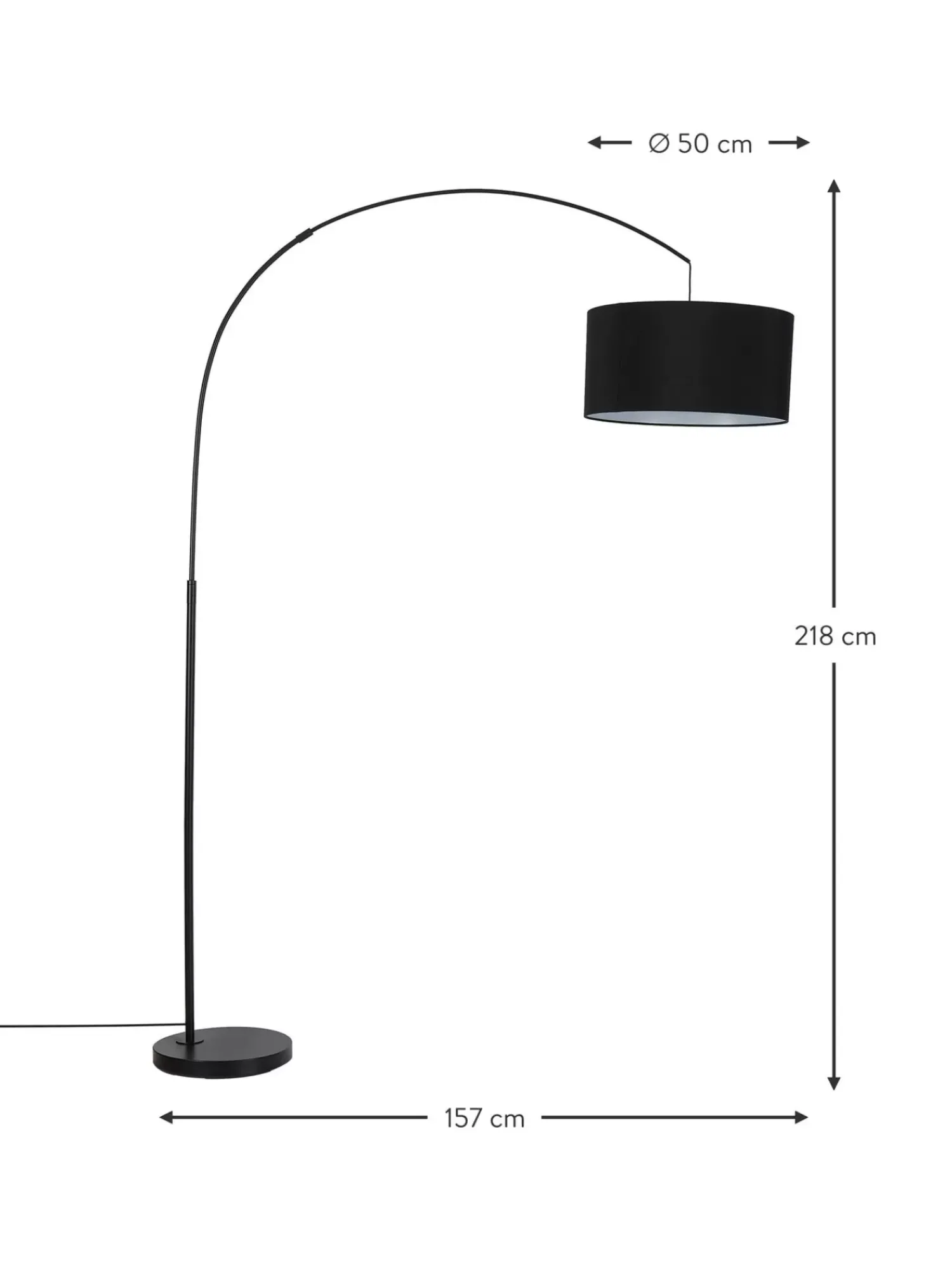 Clearance Lampa Podlogowa Lukowa Niels Lampy Łukowe