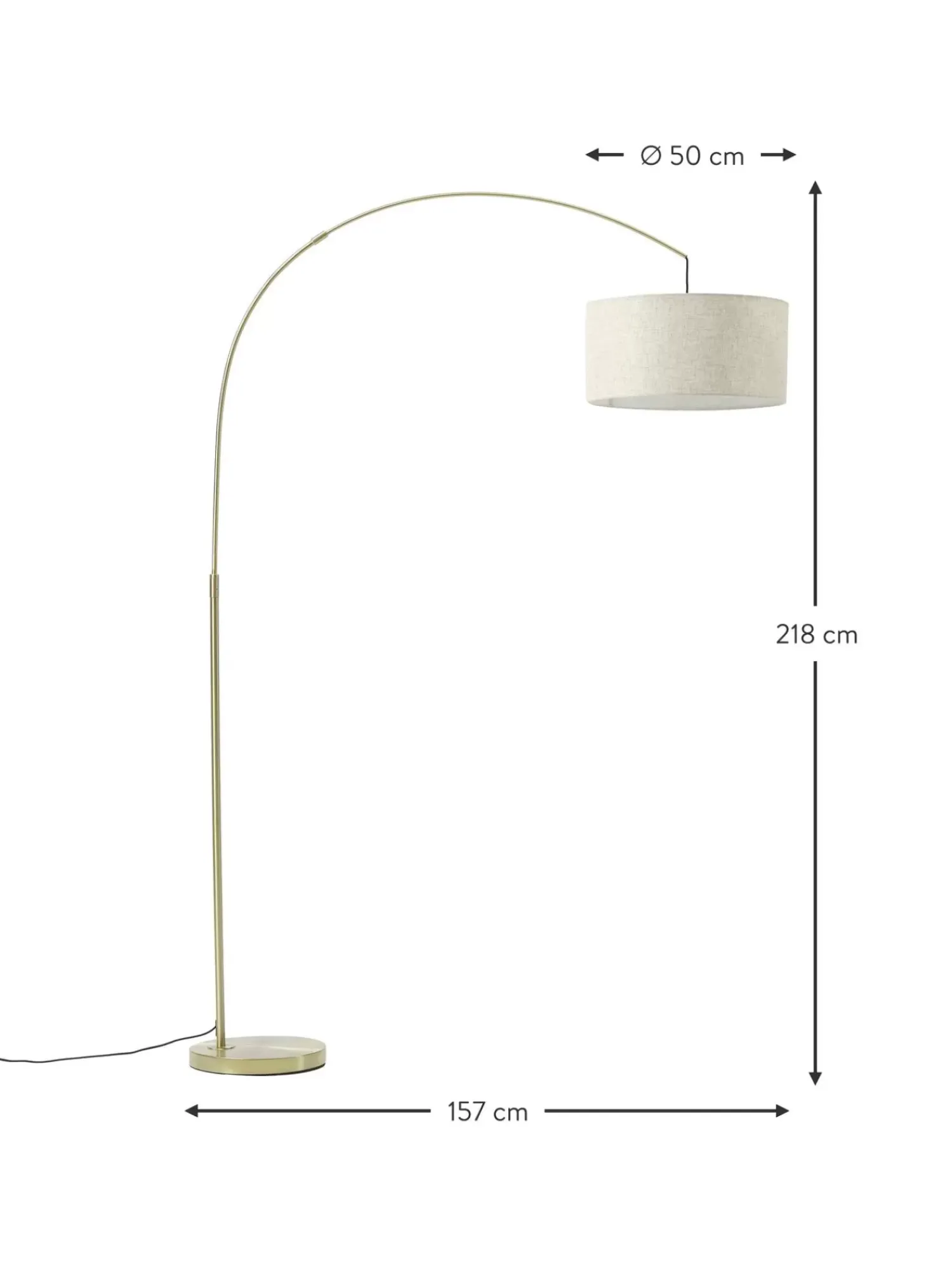 New Lampa Podlogowa Lukowa Niels Lampy Łukowe