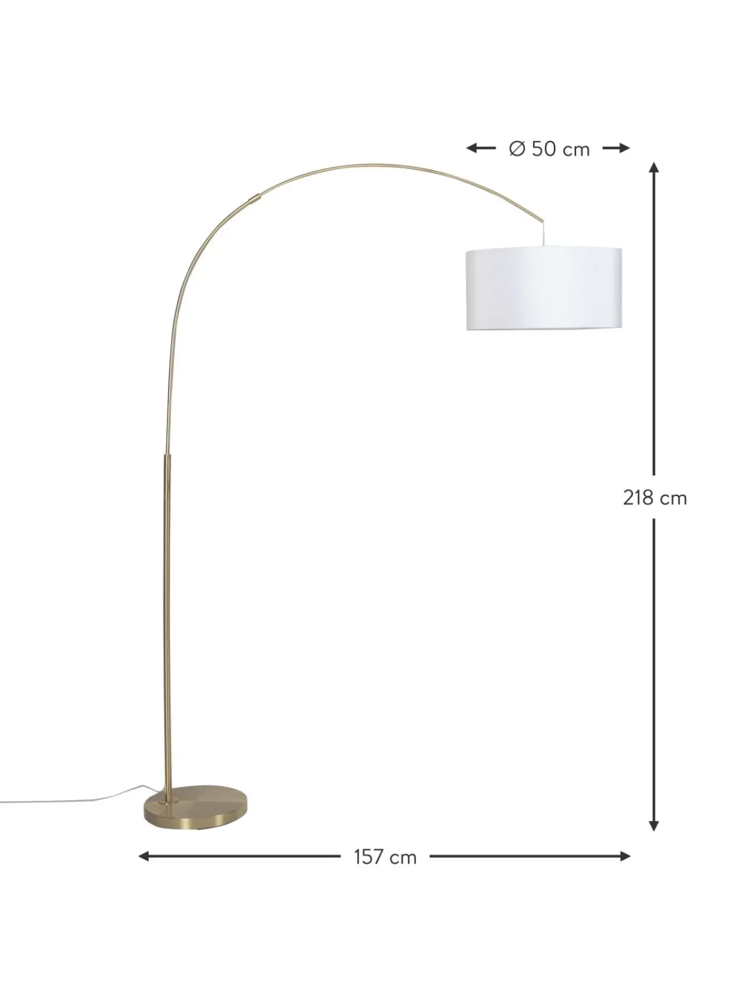 Clearance Lampa Podlogowa Lukowa Niels Lampy Łukowe