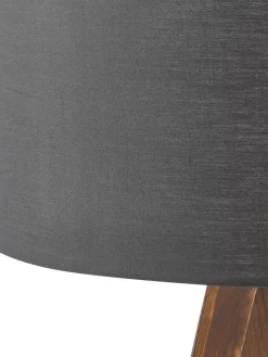 Hot Lampa Podlogowa Trojnog Z Litego Drewna W Stylu Scandi Jake Lampy Na Trójnogu