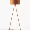 Hot Lampa Podlogowa Trojnog Z Kloszem Z Tkaniny Cella Lampy Na Trójnogu