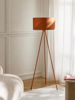 Hot Lampa Podlogowa Trojnog Z Kloszem Z Tkaniny Cella Lampy Na Trójnogu