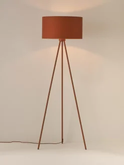 Hot Lampa Podlogowa Trojnog Z Kloszem Z Tkaniny Cella Lampy Na Trójnogu