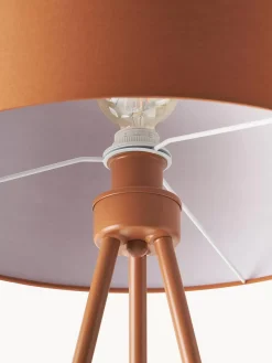 Hot Lampa Podlogowa Trojnog Z Kloszem Z Tkaniny Cella Lampy Na Trójnogu