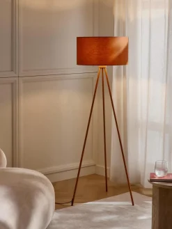 Hot Lampa Podlogowa Trojnog Z Kloszem Z Tkaniny Cella Lampy Na Trójnogu
