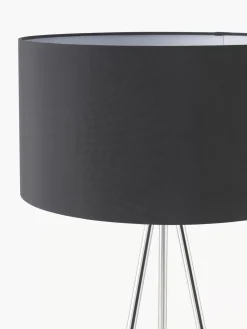 Clearance Lampa Podlogowa Trojnog Z Kloszem Z Tkaniny Cella Lampy Na Trójnogu