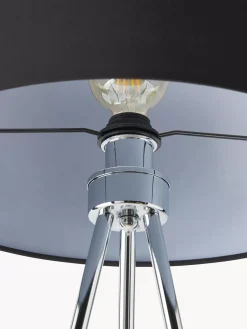 Clearance Lampa Podlogowa Trojnog Z Kloszem Z Tkaniny Cella Lampy Na Trójnogu