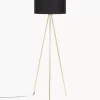 Best Lampa Podlogowa Trojnog Z Kloszem Z Tkaniny Cella Lampy Na Trójnogu