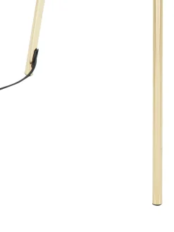 Best Lampa Podlogowa Trojnog Z Kloszem Z Tkaniny Cella Lampy Na Trójnogu