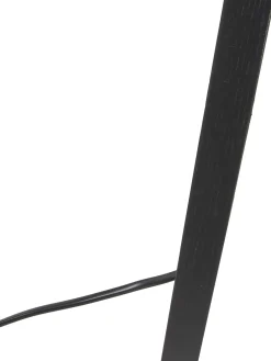 Hot Lampa Podlogowa Trojnog Z Litego Drewna W Stylu Scandi Jake Lampy Na Trójnogu