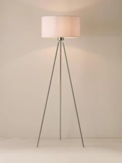 Online Lampa Podlogowa Trojnog Z Kloszem Z Tkaniny Cella Lampy Na Trójnogu