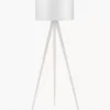 New Lampa Podlogowa Trojnog Z Litego Drewna W Stylu Scandi Jake Lampy Na Trójnogu