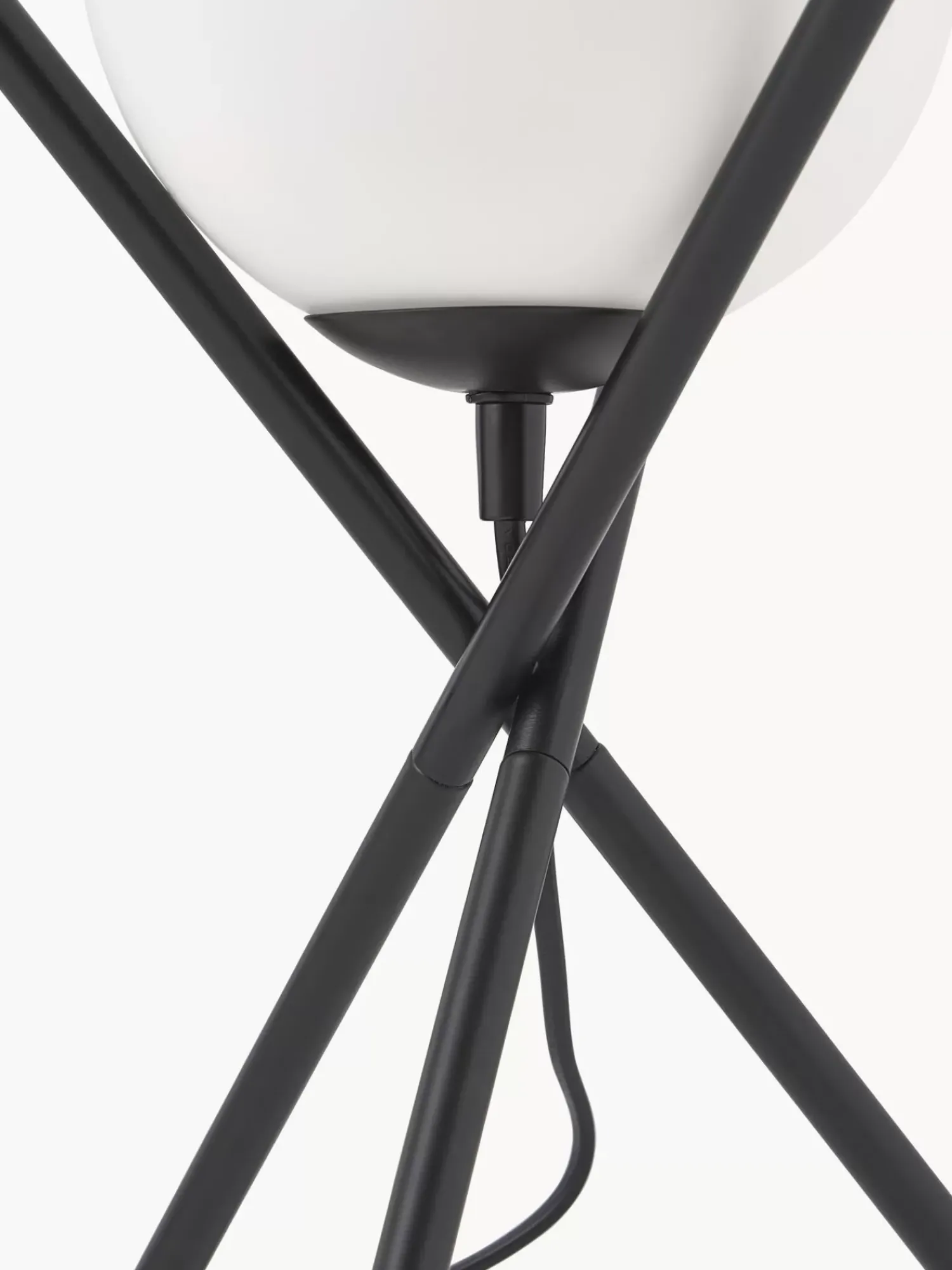 Sale Lampa Stołowa Trojnog Ze Szklanym Kloszem Erik Lampki Nocne