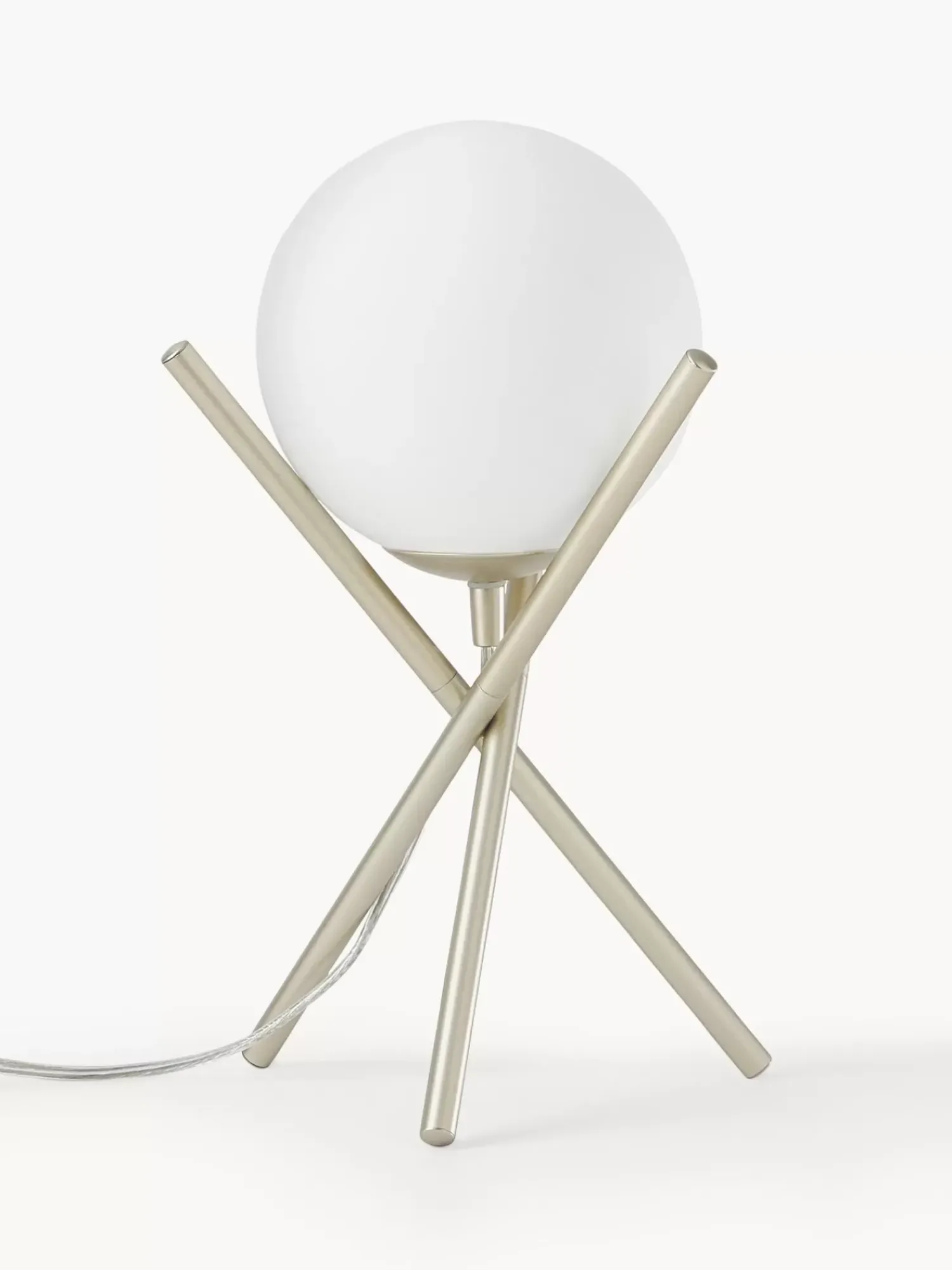 Best Lampa Stołowa Trojnog Ze Szklanym Kloszem Erik Lampki Nocne