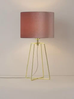 Best Sale Lampa Stołowa Z Aksamitu Karolina Lampki Nocne