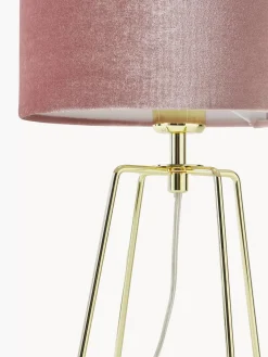 Best Sale Lampa Stołowa Z Aksamitu Karolina Lampki Nocne