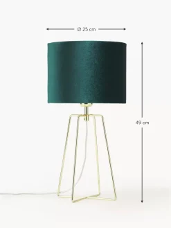Cheap Lampa Stołowa Z Aksamitu Karolina Lampki Nocne