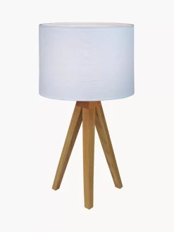 New Lampa Stołowa Z Drewna Debowego Kullen Lampki Nocne