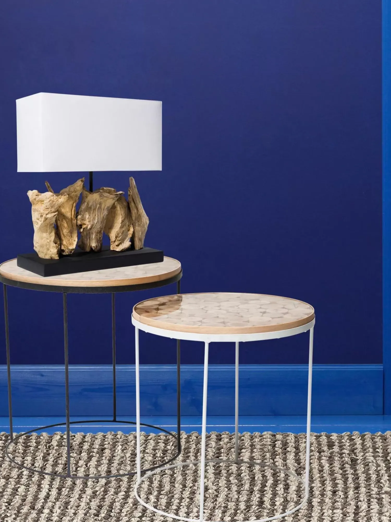 Flash Sale Lampa Stołowa Z Drewna Dryftowego Nature Lampki Nocne