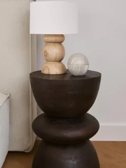 Cheap Lampa Stołowa Z Drewna Jesionowego Sascha Lampki Nocne