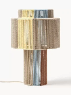 Cheap Lampa Stołowa Z Lnianych Wlokien Lace Lampki Nocne