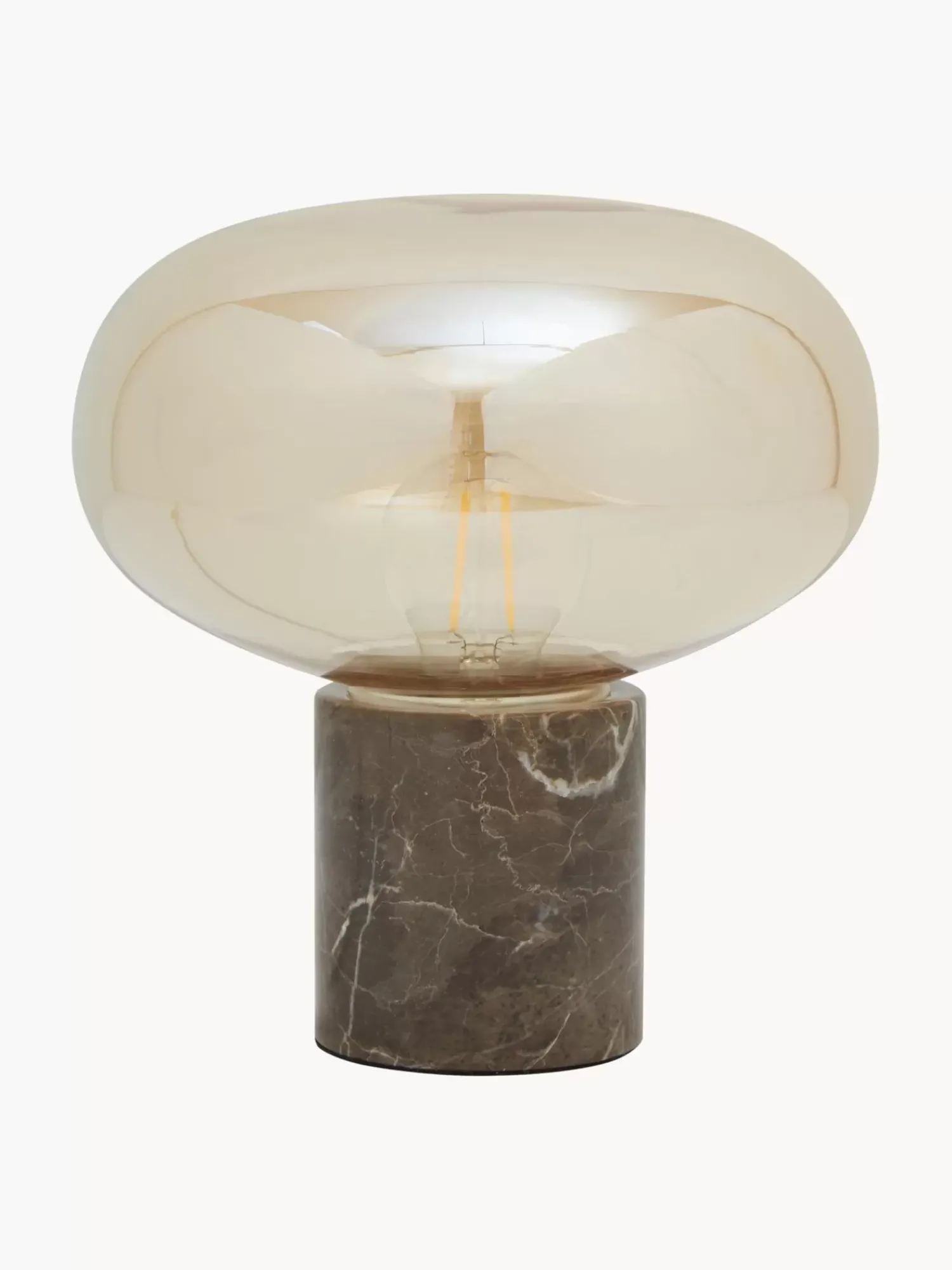 Best Lampa Stołowa Z Marmurowa Podstawa Alma Lampki Nocne