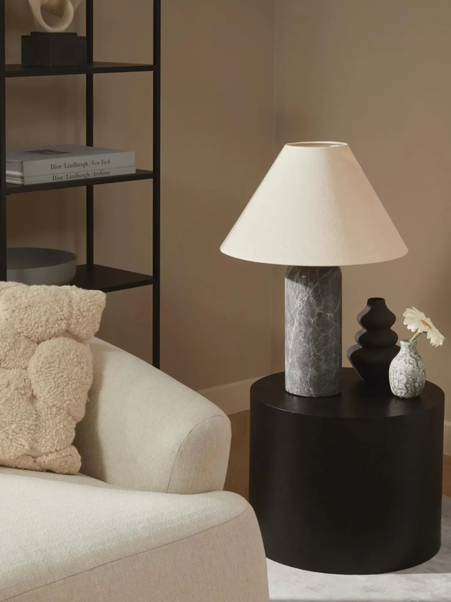 Shop Lampa Stołowa Z Marmurowa Podstawa Gia Lampki Nocne