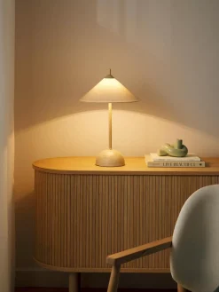 Online Lampa Stołowa Z Marmurowa Podstawa Vica Lampki Nocne