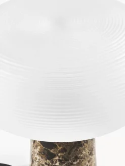 Discount Lampa Stołowa Z Marmurowa Podstawa Mariella Lampki Nocne