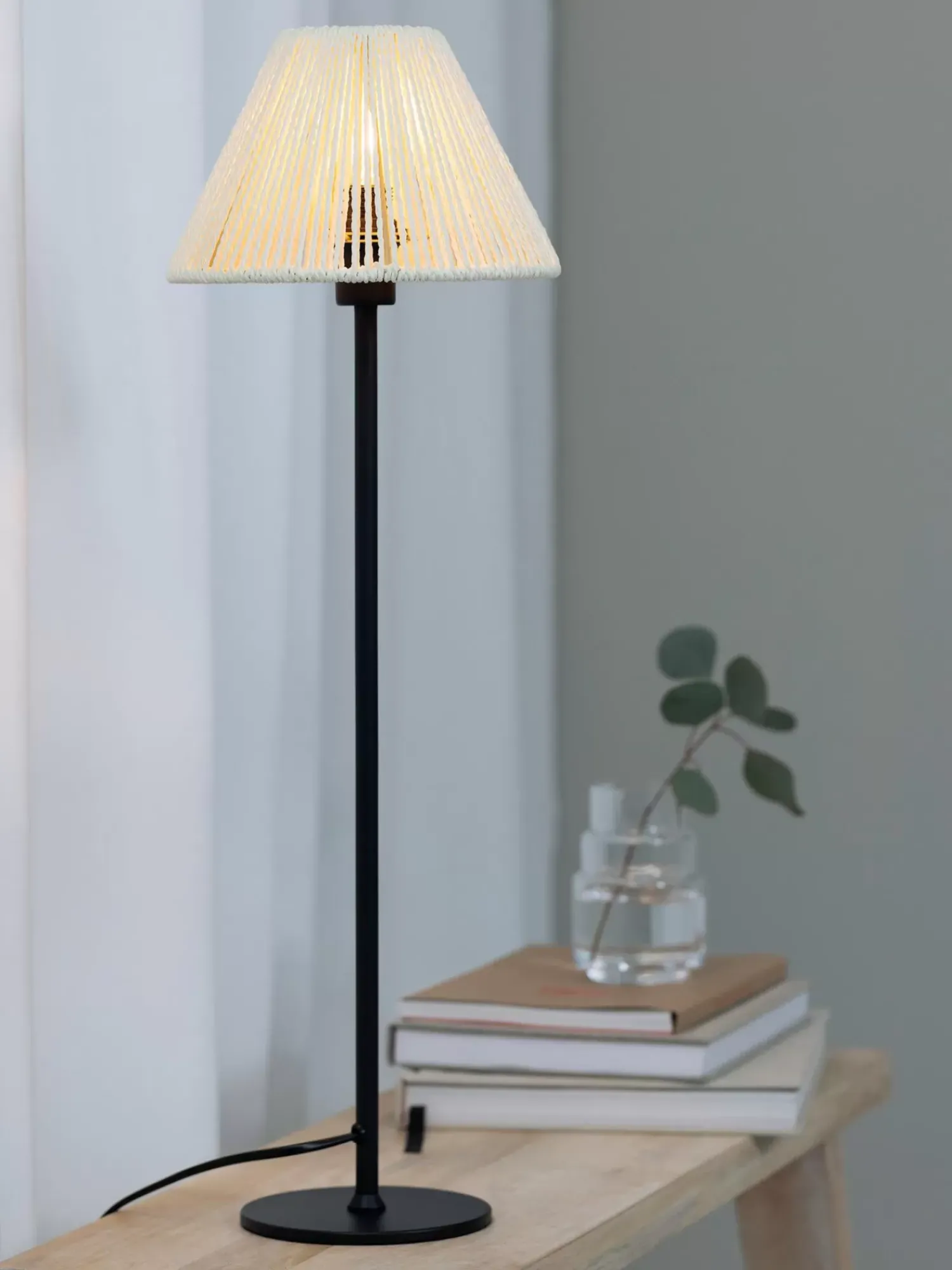 Flash Sale Lampa Stołowa Z Plecionki Corda Lampki Nocne