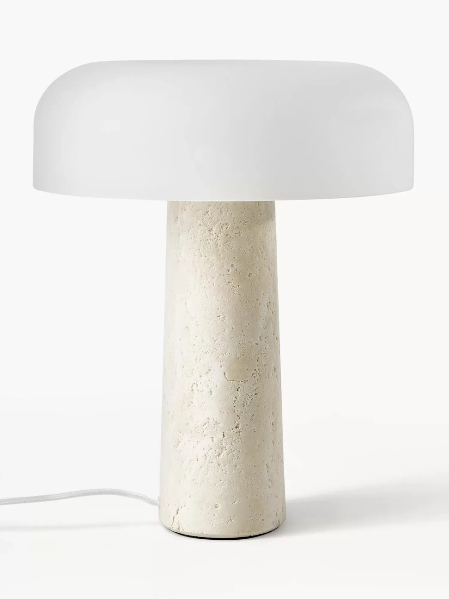 Best Sale Lampa Stołowa Z Trawertynowa Podstawa Carla Lampki Nocne