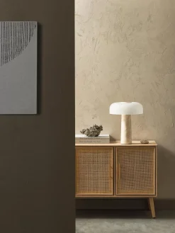 Best Sale Lampa Stołowa Z Trawertynowa Podstawa Carla Lampki Nocne