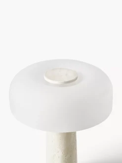 Best Sale Lampa Stołowa Z Trawertynowa Podstawa Carla Lampki Nocne